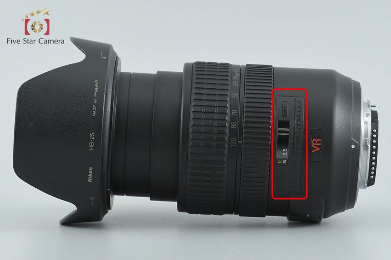 中古】Nikon ニコン AF-S NIKKOR 24-120mm f/3.5-5.6 G ED VR – Five