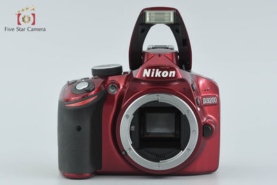 【中古】Nikon ニコン D3200 18-55 VR レンズキット レッド