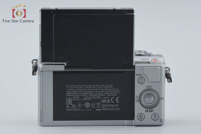 【中古】SONY ソニー α5000 ILCE-5000 パワーズームレンズキット シルバー シャッター回数僅少 多言語対応