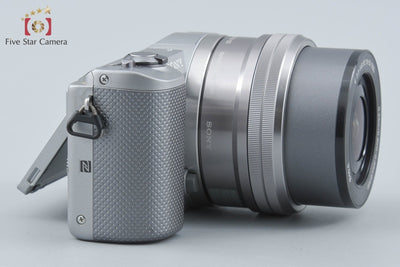 【中古】SONY ソニー α5000 ILCE-5000 パワーズームレンズキット シルバー シャッター回数僅少 多言語対応