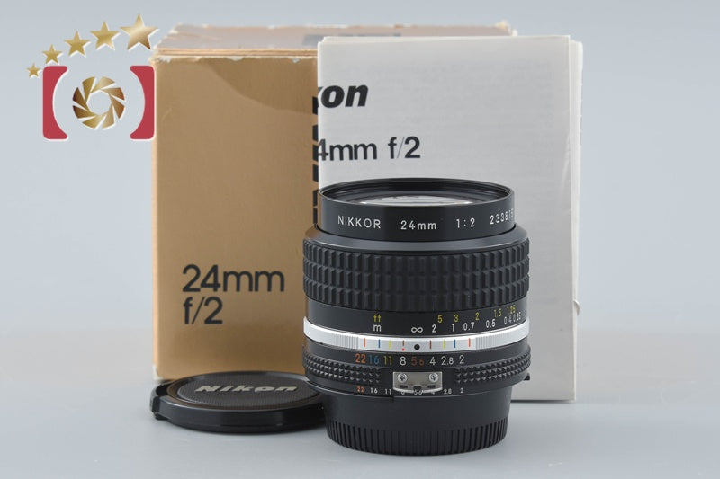 【中古】Nikon ニコン Ai-S NIKKOR 24mm f/2 元箱付き