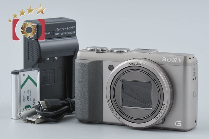 【中古】SONY ソニー Cyber-shot DSC-HX50V シルバー コンパクトデジタルカメラ 多言語対応