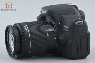 【中古】Canon キヤノン EOS Kiss X8i EF-S 18-55 IS STM レンズキット シャッター回数僅少