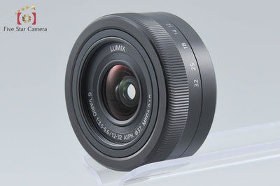【中古】Panasonic パナソニック LUMIX G VARIO 12-32mm f/3.5-5.6 ASPH. MEGA O.I.S. H-FS12032 ブラック