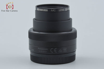 【中古】Panasonic パナソニック LUMIX G VARIO 12-32mm f/3.5-5.6 ASPH. MEGA O.I.S. H-FS12032 ブラック