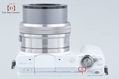 【中古】SONY ソニー α NEX-3N パワーズームレンズキット ホワイト シャッター回数僅少
