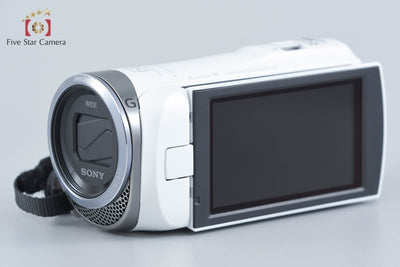 【中古】SONY ソニー ハンディカム HDR-CX420 ホワイト デジタルビデオカメラ 元箱付き