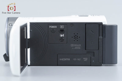 【中古】SONY ソニー ハンディカム HDR-CX420 ホワイト デジタルビデオカメラ 元箱付き