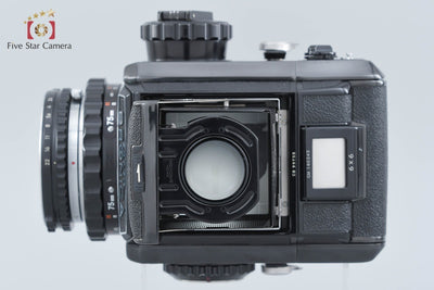 【中古】ZENZA BRONICA ゼンザブロニカ S2 後期 ブラック + Nikon NIKKOR-P.C 75mm f/2.8
