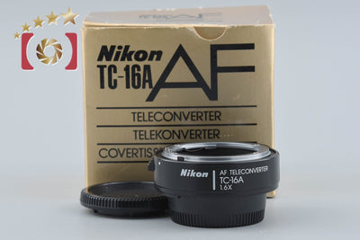 【中古】Nikon ニコン AF テレコンバーター TC-16A 1.6X 元箱付き