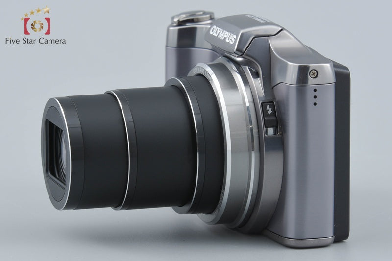【完動品】OLYMPUS SZ-14 コンデジ シルバー 動作確認済 中古】OLYMPUS オリンパス SZ-14 シルバー コンパクトデジタルカメラ