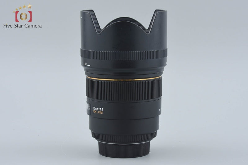 中古】SIGMA シグマ 85mm f/1.4 EX DG HSM ニコン用 – Five Star