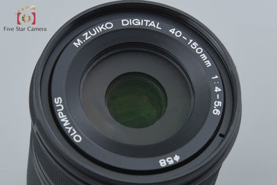 【中古】OLYMPUS オリンパス M.ZUIKO DIGITAL ED 40-150mm f/4-5.6 R ブラック