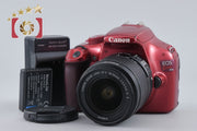 【中古】Canon キヤノン EOS Kiss X50 18-55 レンズキット レッド