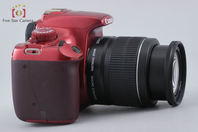 【中古】Canon キヤノン EOS Kiss X50 18-55 レンズキット レッド