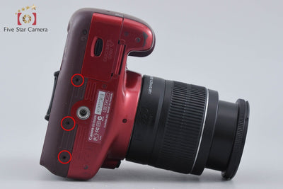 【中古】Canon キヤノン EOS Kiss X50 18-55 レンズキット レッド