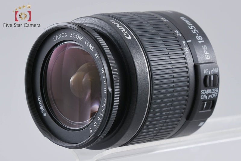 中古】Canon キヤノン EOS Kiss X50 18-55 レンズキット レッド – Five