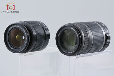 【中古】Canon キヤノン EOS Kiss X5 + EF-S 18-55mm f/3.5-5.6 IS II + EF-S 55-250mm f/4-5.6 IS シャッター回数僅少