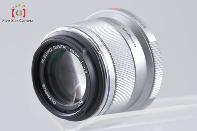 【中古】OLYMPUS オリンパス M.ZUIKO DIGITAL 45mm f/1.8 シルバー