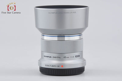 【中古】OLYMPUS オリンパス M.ZUIKO DIGITAL 45mm f/1.8 シルバー