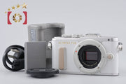 【中古】OLYMPUS オリンパス PEN E-PL8 ホワイト ミラーレス一眼カメラ シャッター回数僅少
