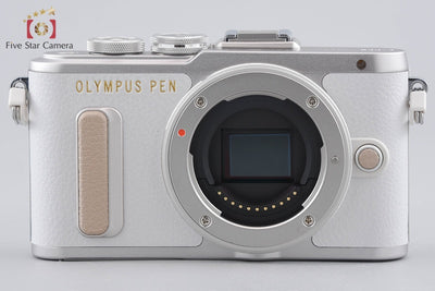 【中古】OLYMPUS オリンパス PEN E-PL8 ホワイト ミラーレス一眼カメラ シャッター回数僅少