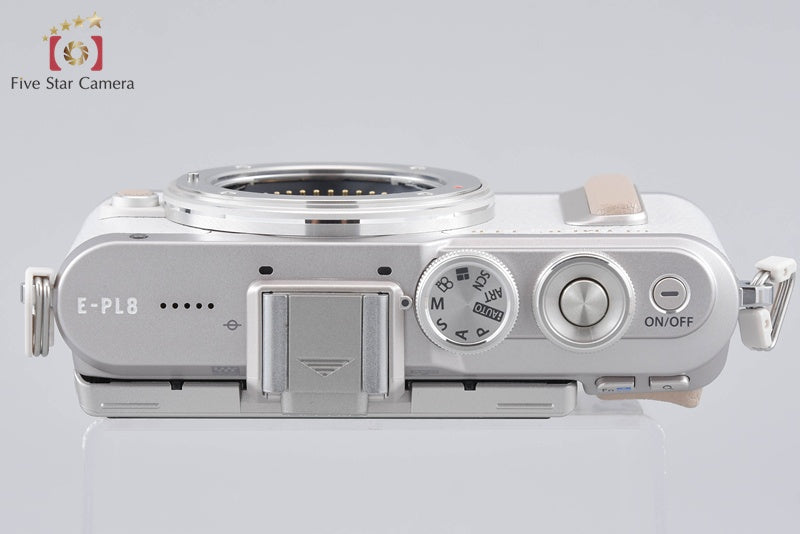 ✨美品✨OLYMPUS PEN E-PL8 シャッター728回 中古】OLYMPUS オリンパス PEN E-PL8 ホワイト ミラーレス一眼カメラ