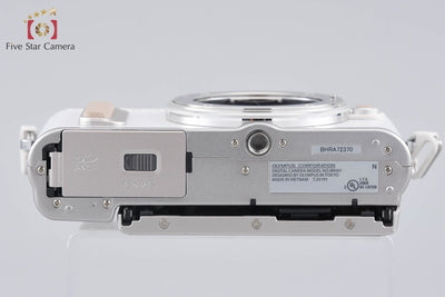 【中古】OLYMPUS オリンパス PEN E-PL8 ホワイト ミラーレス一眼カメラ シャッター回数僅少