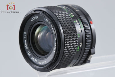【中古】Canon キヤノン New FD 35mm f/2