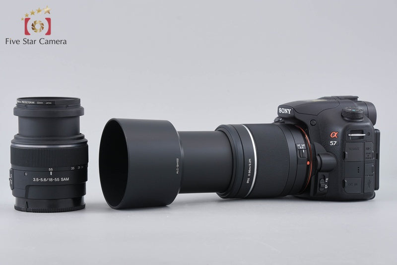 中古】SONY ソニー α57 SLT-A57 ダブルズームレンズキット – Five Star