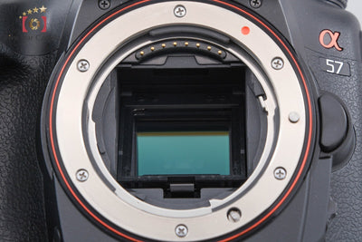 【中古】SONY ソニー α57 SLT-A57 ダブルズームレンズキット