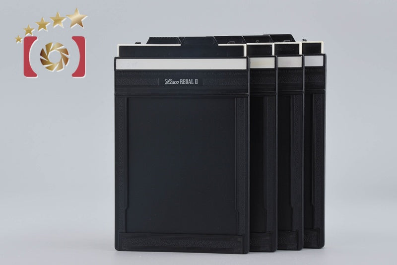 【中古】Lisco リスコ REGAL II 4x5 カットフィルムホルダー 4枚セット