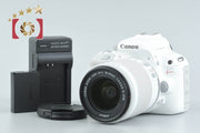 【中古】Canon キヤノン EOS Kiss X7 EF-S 18-55mm IS STM レンズキット ホワイト シャッター回数僅少