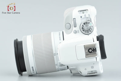 【中古】Canon キヤノン EOS Kiss X7 EF-S 18-55mm IS STM レンズキット ホワイト シャッター回数僅少