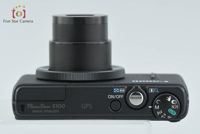 【中古】Canon キヤノン PowerShot S100 ブラック コンパクトデジタルカメラ