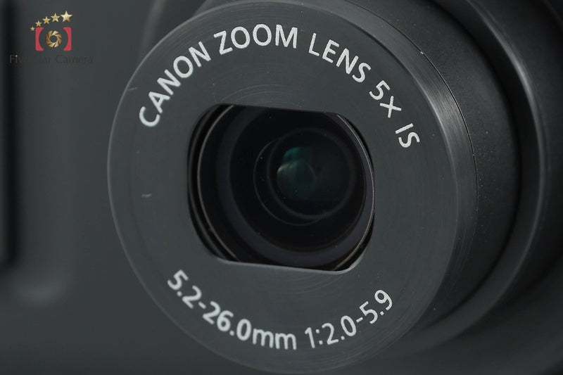 中古】Canon キヤノン PowerShot S100 ブラック コンパクトデジタル