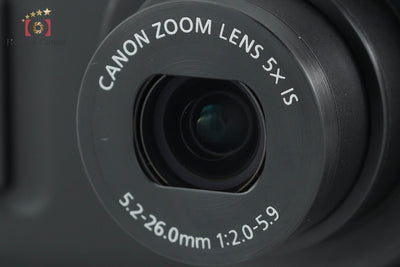 【中古】Canon キヤノン PowerShot S100 ブラック コンパクトデジタルカメラ