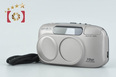 【中古】MINOLTA ミノルタ 70W RIVA ZOOM コンパクトフィルムカメラ
