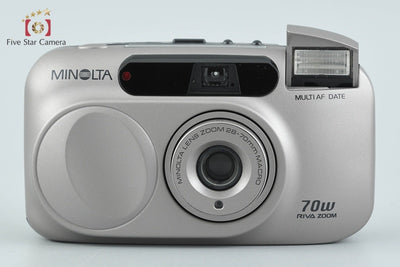 【中古】MINOLTA ミノルタ 70W RIVA ZOOM コンパクトフィルムカメラ