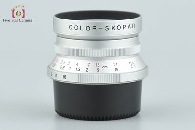 【中古】Voigtlander フォクトレンダー COLOR-SKOPAR 21mm f/4 MC シルバー L39 ライカスクリューマウント