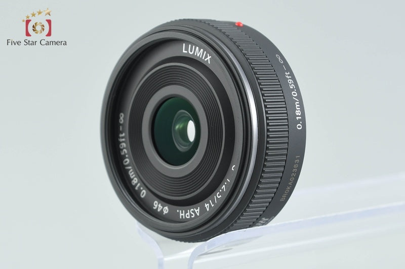 中古】Panasonic パナソニック LUMIX G 14mm f/2.5 ASPH. H-H014