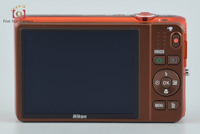 【中古】Nikon ニコン COOLPIX S6500 マンダリンオレンジ コンパクトデジタルカメラ 元箱付き