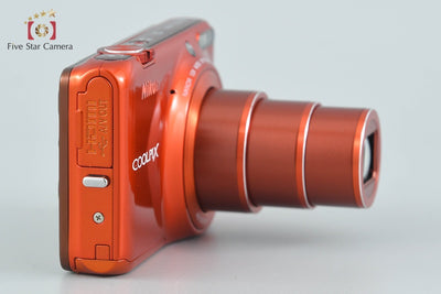 【中古】Nikon ニコン COOLPIX S6500 マンダリンオレンジ コンパクトデジタルカメラ 元箱付き
