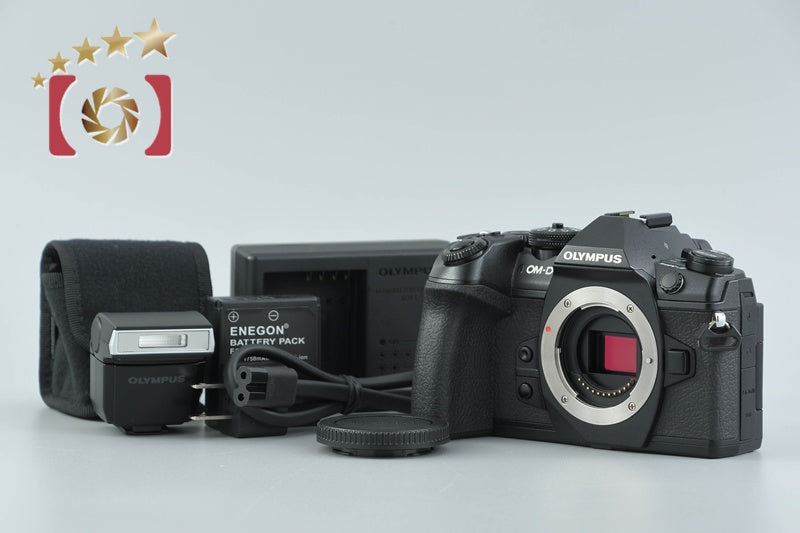 【中古】OLYMPUS オリンパス OM-D E-M1 Mark II ブラック ミラーレス一眼カメラ シャッター回数僅少