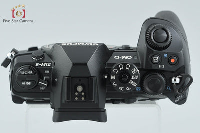 【中古】OLYMPUS オリンパス OM-D E-M1 Mark II ブラック ミラーレス一眼カメラ シャッター回数僅少