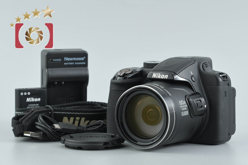 【中古】Nikon ニコン COOLPIX P600 ブラック コンパクトデジタルカメラ