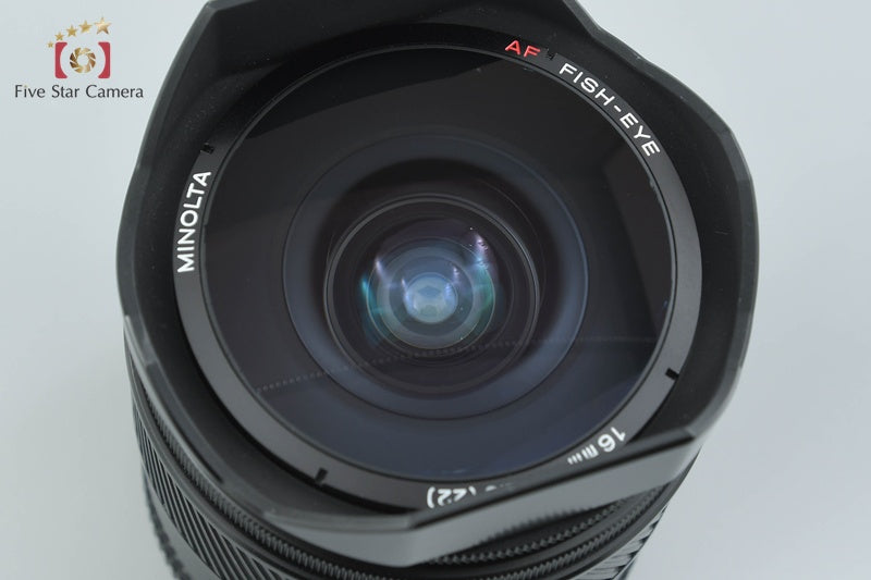 中古】MINOLTA ミノルタ AF FISH-EYE 16mm f/2.8 – Five Star Camera