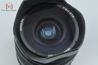 【中古】MINOLTA ミノルタ AF FISH-EYE 16mm f/2.8