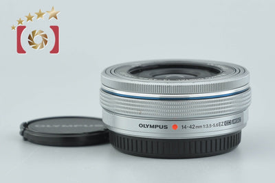 【中古】OLYMPUS オリンパス M.ZUIKO DIGITAL ED 14-42mm f/3.5-5.6 EZ シルバー