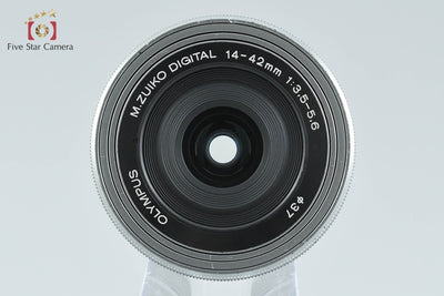 【中古】OLYMPUS オリンパス M.ZUIKO DIGITAL ED 14-42mm f/3.5-5.6 EZ シルバー